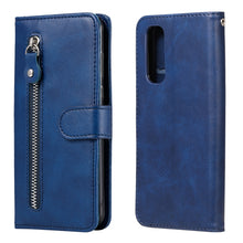 Load image into Gallery viewer, Fashion Calf Texture Zipper Horizontal Flip Leather Case with Holder &amp; Card Slots &amp; Wallet, For OPPO A9 (2020) / A5 (2020), For OPPO A52 / A72 / A92, For OPPO A53 / A53S / A32 / A33, For OPPO Realme 7 Pro, For OPPO Realme 7, For OPPO Realme C11        ...