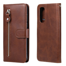 Load image into Gallery viewer, Fashion Calf Texture Zipper Horizontal Flip Leather Case with Holder &amp; Card Slots &amp; Wallet, For OPPO A9 (2020) / A5 (2020), For OPPO A52 / A72 / A92, For OPPO A53 / A53S / A32 / A33, For OPPO Realme 7 Pro, For OPPO Realme 7, For OPPO Realme C11        ...