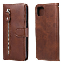 Load image into Gallery viewer, Fashion Calf Texture Zipper Horizontal Flip Leather Case with Holder &amp; Card Slots &amp; Wallet, For OPPO A9 (2020) / A5 (2020), For OPPO A52 / A72 / A92, For OPPO A53 / A53S / A32 / A33, For OPPO Realme 7 Pro, For OPPO Realme 7, For OPPO Realme C11        ...