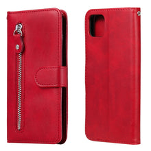 Load image into Gallery viewer, Fashion Calf Texture Zipper Horizontal Flip Leather Case with Holder &amp; Card Slots &amp; Wallet, For OPPO A9 (2020) / A5 (2020), For OPPO A52 / A72 / A92, For OPPO A53 / A53S / A32 / A33, For OPPO Realme 7 Pro, For OPPO Realme 7, For OPPO Realme C11        ...