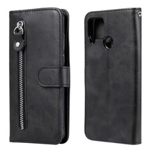Load image into Gallery viewer, Fashion Calf Texture Zipper Horizontal Flip Leather Case with Holder &amp; Card Slots &amp; Wallet, For OPPO A9 (2020) / A5 (2020), For OPPO A52 / A72 / A92, For OPPO A53 / A53S / A32 / A33, For OPPO Realme 7 Pro, For OPPO Realme 7, For OPPO Realme C11        ...
