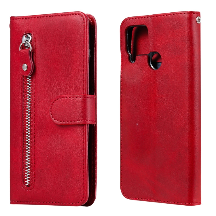 Fashion Calf Texture Zipper Horizontal Flip Leather Case with Holder & Card Slots & Wallet, For OPPO A9 (2020) / A5 (2020), For OPPO A52 / A72 / A92, For OPPO A53 / A53S / A32 / A33, For OPPO Realme 7 Pro, For OPPO Realme 7, For OPPO Realme C11        ...