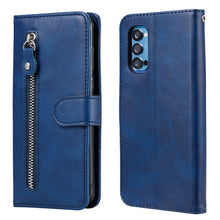 Load image into Gallery viewer, Fashion Calf Texture Zipper Horizontal Flip Leather Case with Holder &amp; Card Slots &amp; Wallet, For OPPO A9 (2020) / A5 (2020), For OPPO A52 / A72 / A92, For OPPO A53 / A53S / A32 / A33, For OPPO Realme 7 Pro, For OPPO Realme 7, For OPPO Realme C11        ...