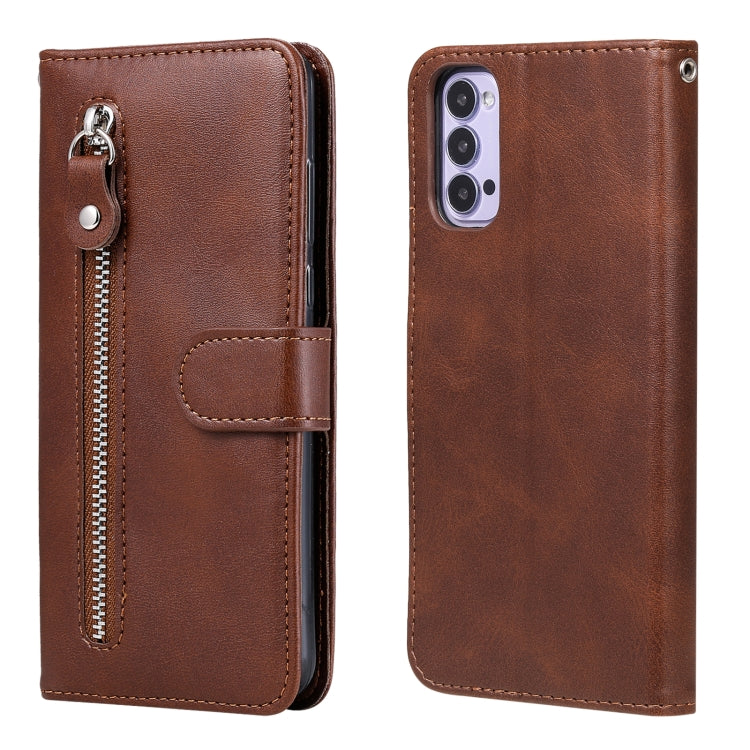 Fashion Calf Texture Zipper Horizontal Flip Leather Case with Holder & Card Slots & Wallet, For OPPO A9 (2020) / A5 (2020), For OPPO A52 / A72 / A92, For OPPO A53 / A53S / A32 / A33, For OPPO Realme 7 Pro, For OPPO Realme 7, For OPPO Realme C11        ...
