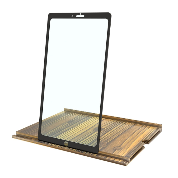 12 Inch Log HD Mobile Phone Screen Amplifier, Golden Wood Grain, Coffee Wood Grain, White Wood Grain, Black Wood Grain