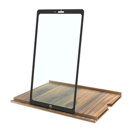 12 Inch Log HD Mobile Phone Screen Amplifier, Golden Wood Grain, Coffee Wood Grain, White Wood Grain, Black Wood Grain