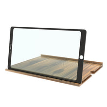 Load image into Gallery viewer, 12 Inch Log HD Mobile Phone Screen Amplifier, Golden Wood Grain, Coffee Wood Grain, White Wood Grain, Black Wood Grain