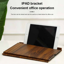Load image into Gallery viewer, 12 Inch Log HD Mobile Phone Screen Amplifier, Golden Wood Grain, Coffee Wood Grain, White Wood Grain, Black Wood Grain