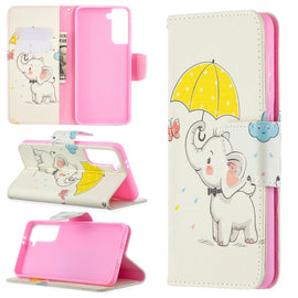 Colored Drawing Pattern Horizontal Flip Leather Case with Holder & Card Slots & Wallet, For Samsung Galaxy S30, For Samsung Galaxy S30 Plus, For Samsung Galaxy S30 Ultra