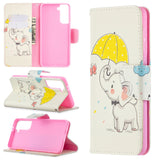 Colored Drawing Pattern Horizontal Flip Leather Case with Holder & Card Slots & Wallet, For Samsung Galaxy S30, For Samsung Galaxy S30 Plus, For Samsung Galaxy S30 Ultra