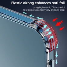 Load image into Gallery viewer, For iPhone XR Clear Four-corner Airbag Magnetic Shockproof Protective Magsafe Case, For iPhone X / XS, For iPhone XR, For iPhone XS Max