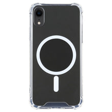 Load image into Gallery viewer, For iPhone XR Clear Four-corner Airbag Magnetic Shockproof Protective Magsafe Case, For iPhone XR