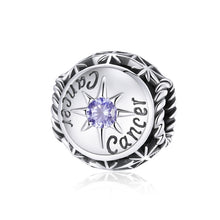 Load image into Gallery viewer, S925 Sterling Silver Twelve Constellation Zircon Beads DIY Bracelet Necklace Accessories, Aries, Taurus, Gemini, Cancer, Leo, Virgo, Libra, Scorpio, Sagittarius, Capricorn, Aquarius, Pisces