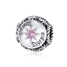 Load image into Gallery viewer, S925 Sterling Silver Twelve Constellation Zircon Beads DIY Bracelet Necklace Accessories, Aries, Taurus, Gemini, Cancer, Leo, Virgo, Libra, Scorpio, Sagittarius, Capricorn, Aquarius, Pisces