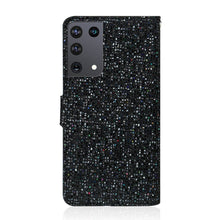 Load image into Gallery viewer, Glitter Powder Horizontal Flip Leather Case with Card Slots &amp; Holder &amp; Lanyard, For Samsung Galaxy S21 Ultra 5G, For Samsung Galaxy S21+ 5G, For Samsung Galaxy S21 5G, For Samsung Galaxy A42