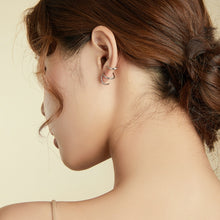 Load image into Gallery viewer, S925 Sterling Silver Simple Style Lines Women Earrings, Lines