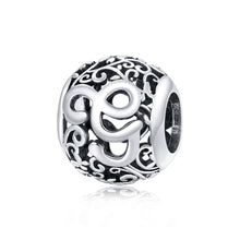 Load image into Gallery viewer, S925 Sterling Silver Mori Series Hollow Letters Beads DIY Bracelet Necklace Accessories