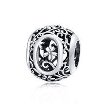 Load image into Gallery viewer, S925 Sterling Silver Mori Series Hollow Letters Beads DIY Bracelet Necklace Accessories