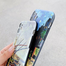 Load image into Gallery viewer, IMD Workmanship TPU Oil Painting Protective Case, For iPhone 11 Pro