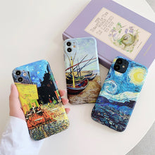 Load image into Gallery viewer, IMD Workmanship TPU Oil Painting Protective Case, For iPhone 11 Pro