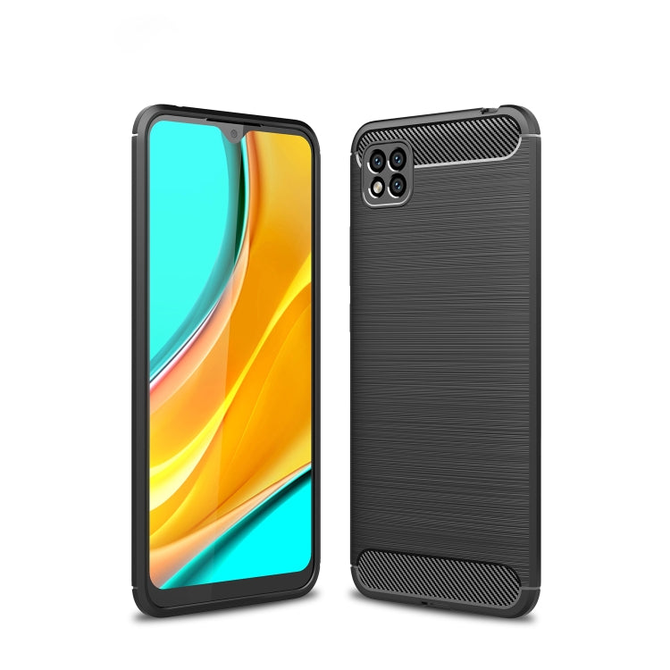Brushed Texture Carbon Fiber TPU Case, For Xiaomi Mi 10T Pro 5G, For Xiaomi Poco C3, For Xiaomi Poco X3 NFC, For Xiaomi Redmi 9A, For Xiaomi Redmi 9C, For Xiaomi Redmi K30 Ultra
