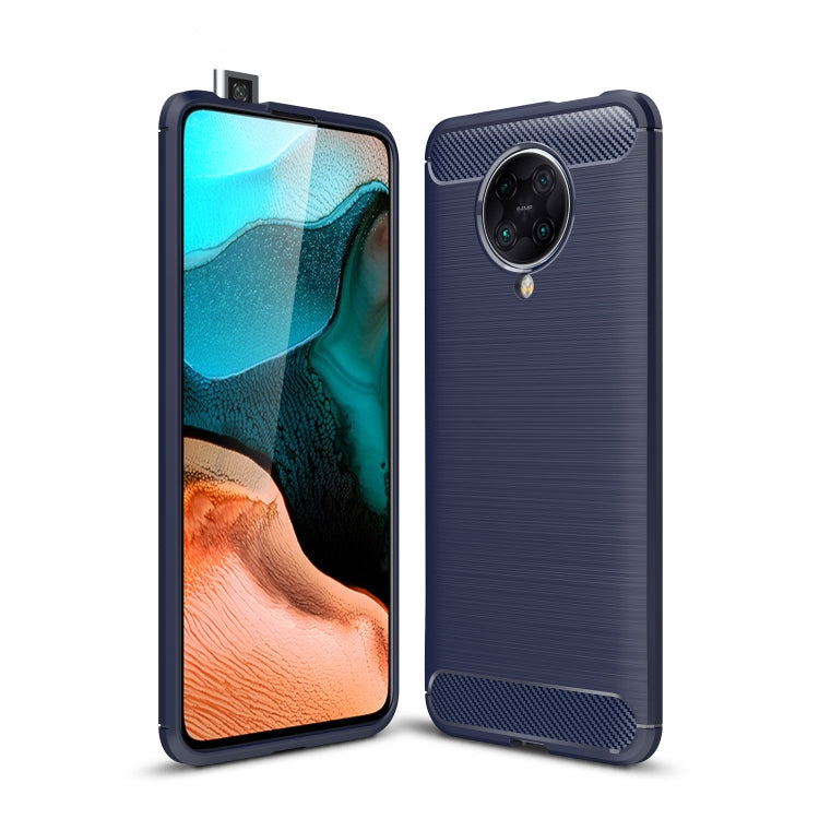 Brushed Texture Carbon Fiber TPU Case, For Xiaomi Mi 10T Pro 5G, For Xiaomi Poco C3, For Xiaomi Poco X3 NFC, For Xiaomi Redmi 9A, For Xiaomi Redmi 9C, For Xiaomi Redmi K30 Ultra