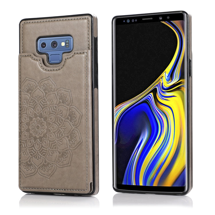 Double Buckle Mandala Pattern PU+TPU Protective Case with Card Slots & Holder & Photo Frame, For Samsung Galaxy A10e / A20e, For Samsung Galaxy A20 / A30, For Samsung Galaxy A50 / A50s, For Samsung Galaxy A51, For Samsung Galaxy A70                    ...