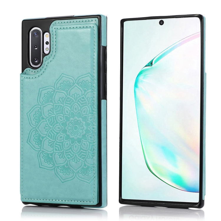 Double Buckle Mandala Pattern PU+TPU Protective Case with Card Slots & Holder & Photo Frame, For Samsung Galaxy A10e / A20e, For Samsung Galaxy A20 / A30, For Samsung Galaxy A50 / A50s, For Samsung Galaxy A51, For Samsung Galaxy A70                    ...