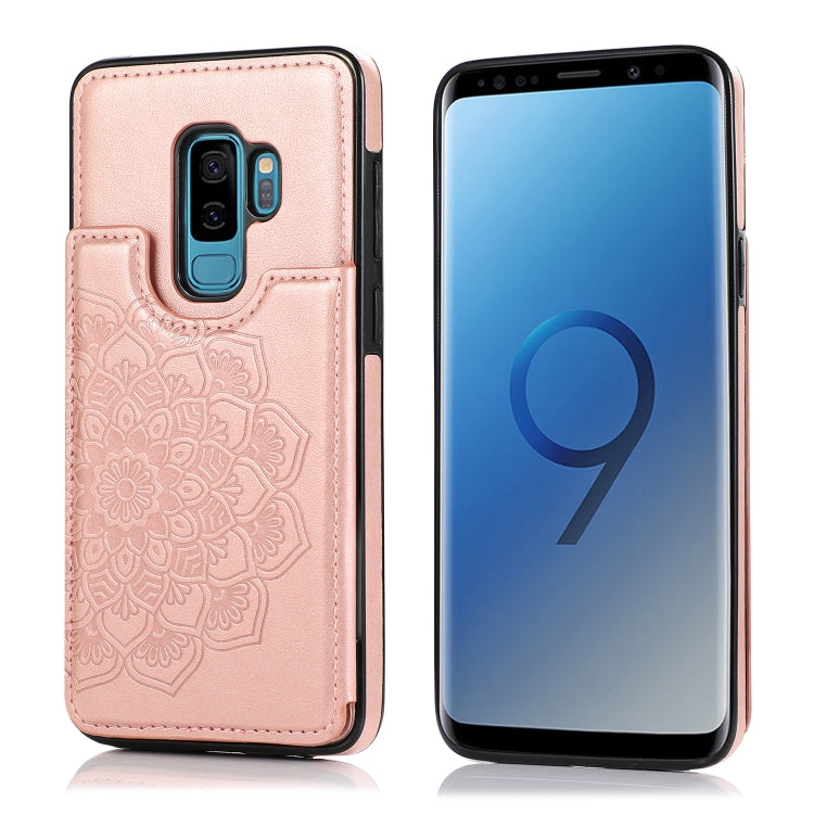 Double Buckle Mandala Pattern PU+TPU Protective Case with Card Slots & Holder & Photo Frame, For Samsung Galaxy Note20, For Samsung Galaxy S9, For Samsung Galaxy S9 Plus, For Samsung Galaxy S10, For Samsung Galaxy S10 Plus, For Samsung Galaxy S20      ...