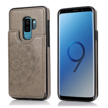 Load image into Gallery viewer, Double Buckle Mandala Pattern PU+TPU Protective Case with Card Slots &amp; Holder &amp; Photo Frame, For Samsung Galaxy Note20, For Samsung Galaxy S9, For Samsung Galaxy S9 Plus, For Samsung Galaxy S10, For Samsung Galaxy S10 Plus, For Samsung Galaxy S20      ...