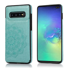 Load image into Gallery viewer, Double Buckle Mandala Pattern PU+TPU Protective Case with Card Slots &amp; Holder &amp; Photo Frame, For Samsung Galaxy Note20, For Samsung Galaxy S9, For Samsung Galaxy S9 Plus, For Samsung Galaxy S10, For Samsung Galaxy S10 Plus, For Samsung Galaxy S20      ...