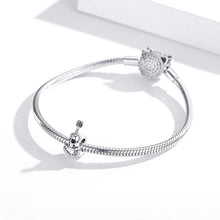 Load image into Gallery viewer, S925 Sterling Silver Simple Guitar Beads DIY Bracelet Necklace Accessories, Guitar