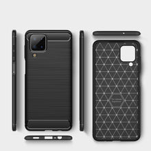 Load image into Gallery viewer, Brushed Texture Carbon Fiber TPU Case, For Samsung Galaxy A12