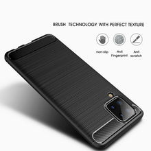 Load image into Gallery viewer, Brushed Texture Carbon Fiber TPU Case, For Samsung Galaxy A12
