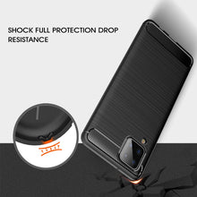 Load image into Gallery viewer, Brushed Texture Carbon Fiber TPU Case, For Samsung Galaxy A12