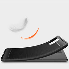 Load image into Gallery viewer, Brushed Texture Carbon Fiber TPU Case, For Samsung Galaxy A12