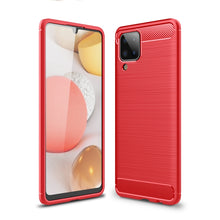 Load image into Gallery viewer, Brushed Texture Carbon Fiber TPU Case, For Samsung Galaxy A12