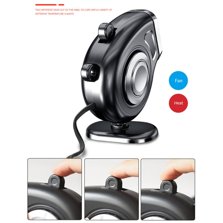 Portable Car Dashboard Electric Heater Winter Defroster, 12V, 24V