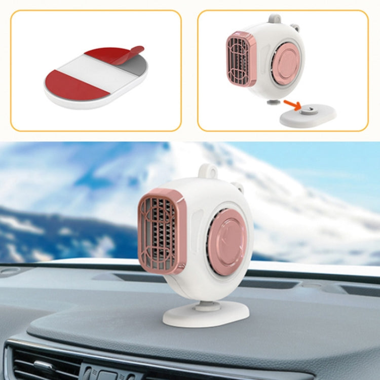 Portable Car Dashboard Electric Heater Winter Defroster, 12V, 24V