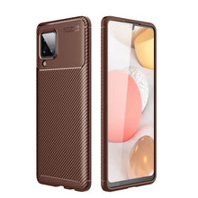 Load image into Gallery viewer, Carbon Fiber Texture Shockproof TPU Case, For Samsung Galaxy A12