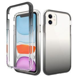 Shockproof  High Transparency Two-color Gradual Change PC+TPU Candy Colors Protective Case, For iPhone 11, For iPhone 11 Pro, For iPhone 11 Pro Max, For iPhone SE 2022 / SE 2020 / 8 / 7, For iPhone 6 Plus / 6s Plus, For iPhone 6 / 6s, For iPhone X / XS...
