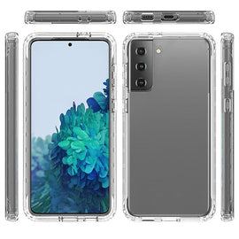 Shockproof  High Transparency Two-color Gradual Change PC+TPU Candy Colors Protective Case, For Samsung Galaxy S21+ 5G, For Samsung Galaxy S21 Ultra 5G