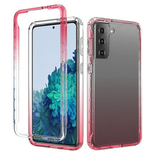 Load image into Gallery viewer, Shockproof  High Transparency Two-color Gradual Change PC+TPU Candy Colors Protective Case, For Samsung Galaxy S21+ 5G, For Samsung Galaxy S21 Ultra 5G