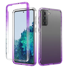Load image into Gallery viewer, Shockproof  High Transparency Two-color Gradual Change PC+TPU Candy Colors Protective Case, For Samsung Galaxy S21+ 5G, For Samsung Galaxy S21 Ultra 5G