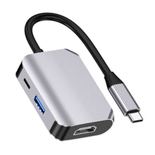 Load image into Gallery viewer, HW-6003 3 In 1 Type-C / USB-C to HDMI + PD + USB 3.0 Docking Station Adapter Converter, HW-6003