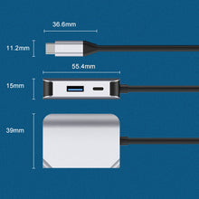 Load image into Gallery viewer, HW-6003 3 In 1 Type-C / USB-C to HDMI + PD + USB 3.0 Docking Station Adapter Converter, HW-6003