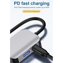 Load image into Gallery viewer, HW-6003 3 In 1 Type-C / USB-C to HDMI + PD + USB 3.0 Docking Station Adapter Converter, HW-6003