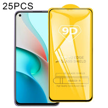 Load image into Gallery viewer, 25 PCS 9D Full Glue Full Screen Tempered Glass Film, For Xiaomi Redmi Note 9 4G (25 PCS), For Xiaomi Redmi Note 9 5G (25 PCS), For Xiaomi Redmi Note 9 Pro 5G (25 PCS)