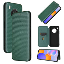 Load image into Gallery viewer, Carbon Fiber Texture Magnetic Horizontal Flip TPU + PC + PU Leather Case with Card Slot, For Huawei Y9a, For Huawei nova 8 SE, For Huawei Honor 10X Lite, For Samsung Galaxy A12 / M12, For Samsung Galaxy A32 5G, For Samsung Galaxy S30                   ...