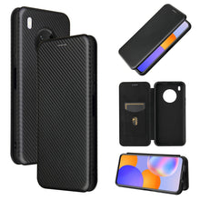 Load image into Gallery viewer, Carbon Fiber Texture Magnetic Horizontal Flip TPU + PC + PU Leather Case with Card Slot, For Huawei Y9a, For Huawei nova 8 SE, For Huawei Honor 10X Lite, For Samsung Galaxy A12 / M12, For Samsung Galaxy A32 5G, For Samsung Galaxy S30                   ...